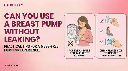 Can You Use a Breast Pump Without Leaking? - Muminity