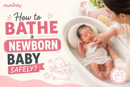 How to Bathe a Newborn Baby Safely? - Muminity