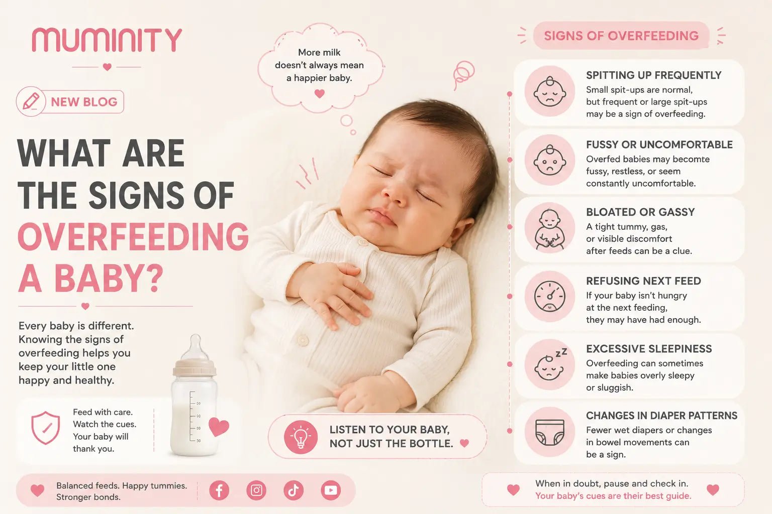 What Are the Signs of Overfeeding a Baby? – Muminity