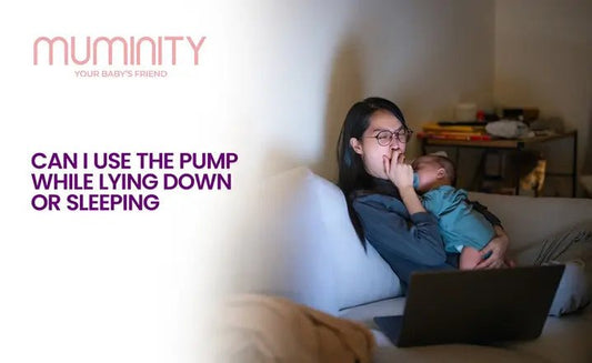 Can I Use the Pump While Lying Down or Sleeping? - Muminity