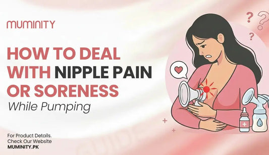 How to Deal with Nipple Pain or Soreness While Pumping - Muminity